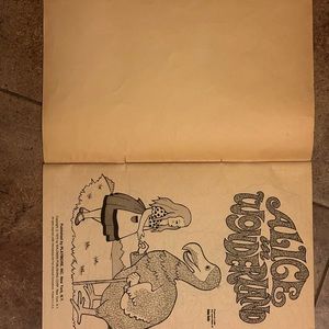 Waldman Publishing | Other | Vintage Alice In Wonderland Giant Coloring ...